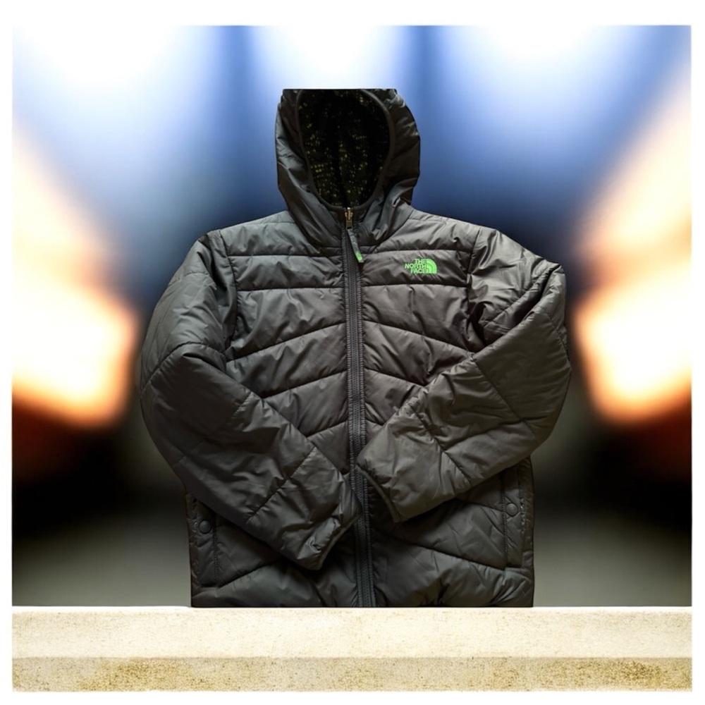 The North Face kids Charcoal Puffer Jacket